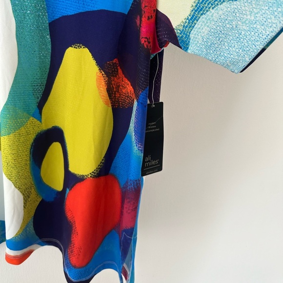 Women’s NWT Ali Miles Short sleeved Shirt Size Large - Picture 7 of 9